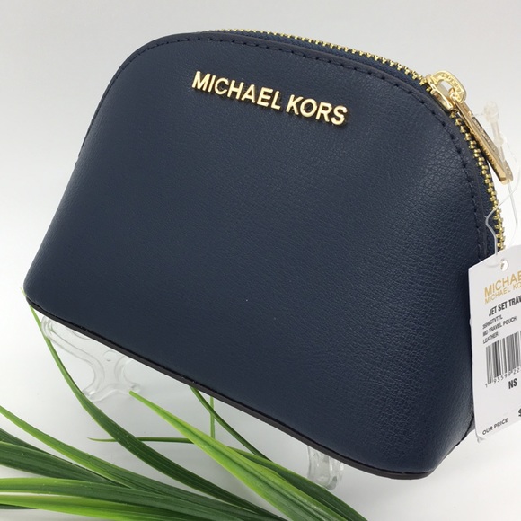 Jet Set Travel MD Travel Pouch Leather Navy - Picture 2 of 8